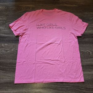 I Like Girls Who Like Grils Unisex Short Sleeved Tee Shirt - Extra Large, XL